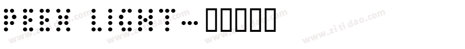 Peex Light字体转换